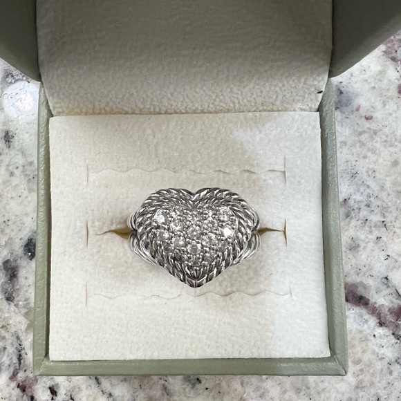 Judith Ripka Heart Ring - Picture 3 of 5